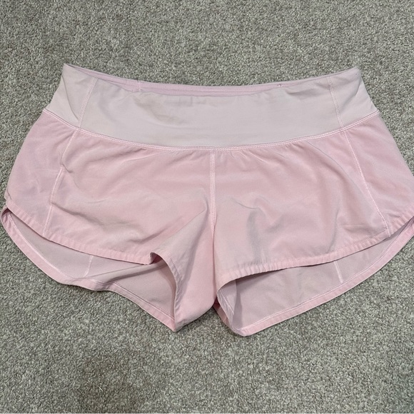 Lululemon Speed Up Short Pearl Pink sz6 Miami Similar EUC
